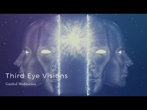 Third Eye Visions Guided Meditation -  Sleep Chakra Meditation Subliminal - Session 1