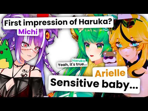 Haruka, Michi and Arielle talk about their first impressions of each other...