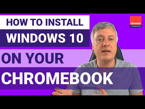 How to install Microsoft Windows 10 on a Chromebook and keep ChromeOS as the main Operating System