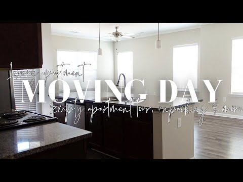 IT'S MOVING DAY EP:4 | Luxury empty apartment tour, unpacking, moving furniture, loading truck…