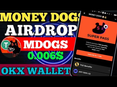 Money Dogs Airdrop | Money Dogs Airdrop Listing Date | New Telegram Bot | MDOGS Airdrop | Next Dog