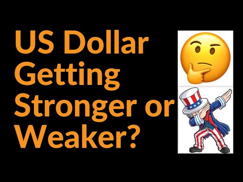 US Dollar Getting Stronger or Weaker?