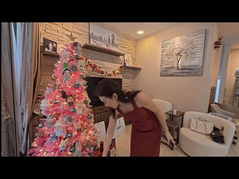 2024圣诞快乐 | 我最爱的拆礼物环节🎁 | The most expensive Christmas LABUBU tree?