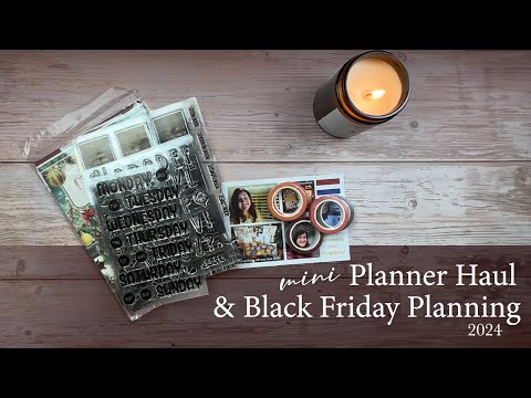 Mini Planner Haul & Black Friday Planning | November 2024