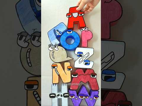 Paper Alphabet Lore | Tower #shorts