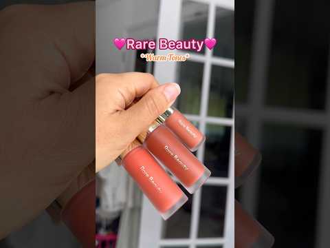 Comparing #RareBeauty Soft Pinch #Blush #warm shades🔥 #comparison #swatches #sephora #shorts