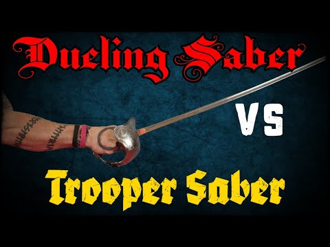 Trooper Saber vs Dueling Saber | Historical Fencing