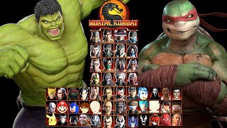 MORTAL KOMBAT 9 | HULK & RAPHAEL | EXPERT TAG LADDER | GAMEPLAY (4K60FPS)