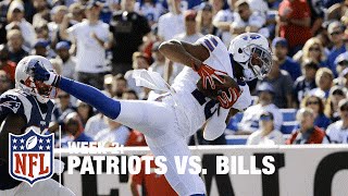 Tyrod Taylor Targets Robert Woods for a 32-Yard TD | Patriots vs. Bills | NFL