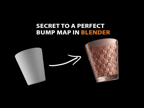 How to set up perfect bump maps in Blender