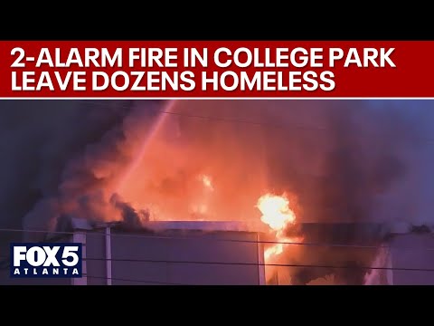 Atlanta apartments go up in flames right before holidays | FOX 5 News