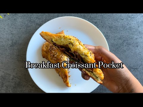 The Croissant 🥐 Breakfast pocket I didn’t know I needed! 🤤