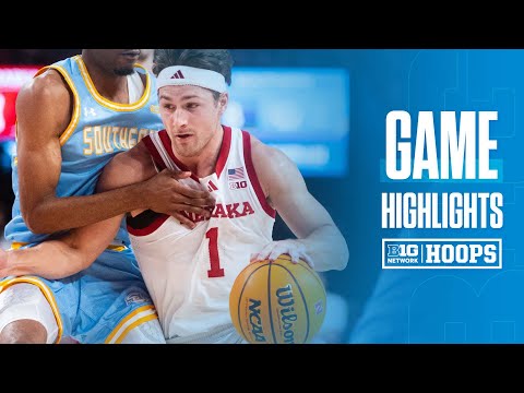 Southern at Nebraska | HIGHLIGHTS | Big Ten Men's Basketball | 12/30/24