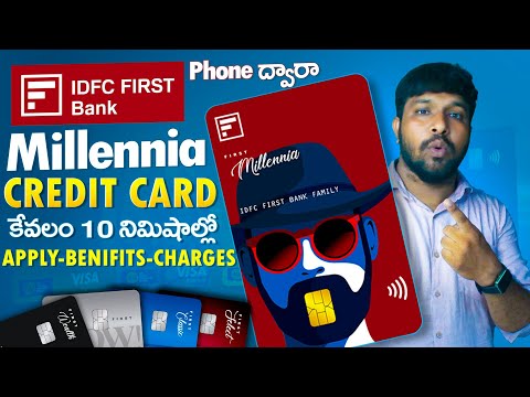 How To Apply IDFC First Millennia Credit Card In Telugu | IDFC Millennia Credit Card Benifits