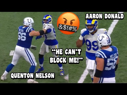 Aaron Donald ‘BULLIED’ Quenton Nelson 😳👀 (OL vs DL) Rams Vs Colts 2023 NFL Week 4 highlights