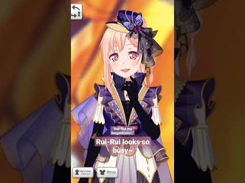 Nanami saying Rui-Rui 🎻  [Bandori]