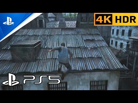 (PS5) Uncharted 4 Prison Escape Scene | The most ICONIC Mission in Uncharted EVER [4K HDR]