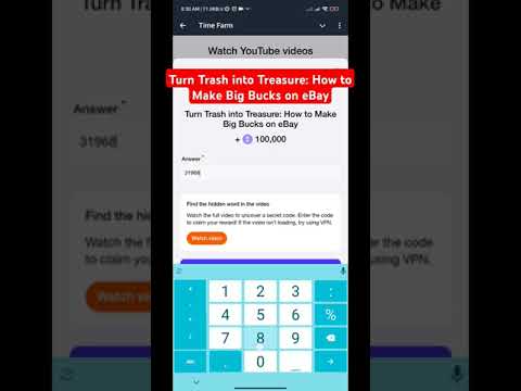 Turn Trash into Treasure: How to Make Big Bucks on eBay | Timefarm code today