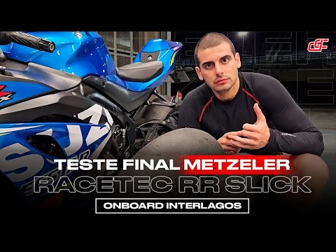 TESTE FINAL DO PNEU METZELER  RACETEC RR SLICK | ONBOARD SUZUKI GSX-R 1000R INTERLAGOS | FREIOS OK