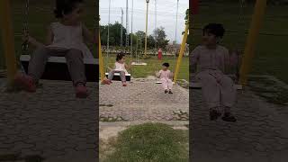 swing is good||#viralbabyshorts #youtubeshorts #parkshorts #beautiful #viral #foryou 😂😂