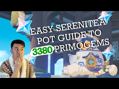 SERENITEA POT IN GENSHIN IMPACT GIVES YOU 3380 PRIMOGEMS?! Step by step guide 🤯