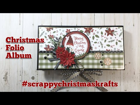 Christmas Folio a #scrappychristmaskrafts collab w/​⁠@KarolinasKrafts EP Gnome for Christmas