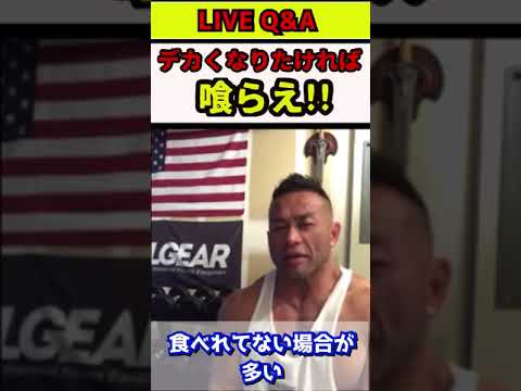 【山岸秀匡/切り抜き】ガリガリ野郎どもよく聞きな!!答えはいつだってシンプルだ。#shorts #山岸秀匡 #筋トレ