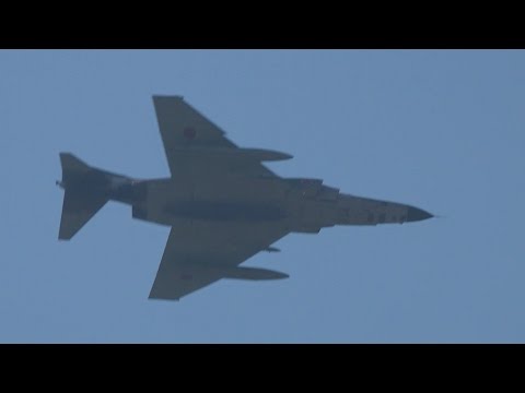 静浜基地航空祭2017 RF-4 戦術偵察 501SQ ECMポッド付き