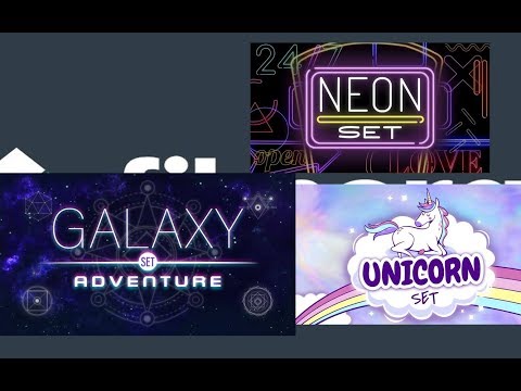 Download SUPER COMIC SET, Galaxy Pack, and Neon pack | Filmora 2018