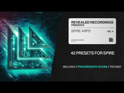 Spire Arps Vol. 4 (42 Presets) Progressive, Techno, Acid, Big Room, Melodic | Revealed