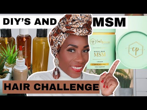 6 Month Hair CHALLENGE | Journey to Waist Length using Curly Proverbz MSM Powder