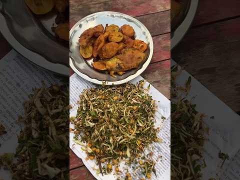 Cha bora & singju manipuri snack combo 😉