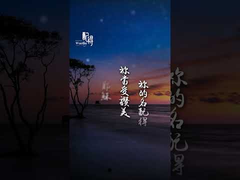 祢當受讚美，祢的名配得 #翻唱 #music #抖音