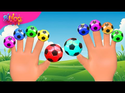 Finger Family Song | Color Balls | Learning Colors | BluLoo Nursery Rhymes & Kids Songs