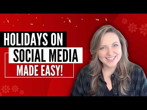 Stress-Free Holiday Social Media Strategy: Save Time & Grow Your Business This Season