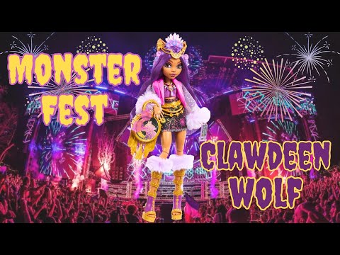 🎉 Unboxing the Monster High Monster Fest Clawdeen Wolf Doll! 🌕✨ Werewolf Chic! 🐺