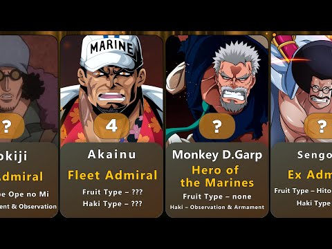 ONE PIECE: TOP 15 STRONGEST MARINES