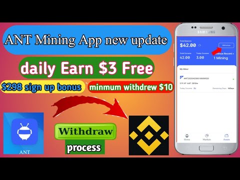 Earn money online ANT USDT New MINING APP Scam