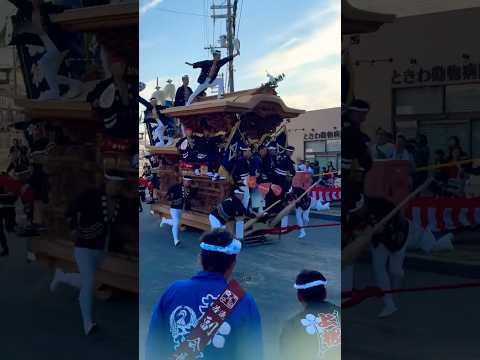 岸和田南掃守地区だんじり祭り 上松町やり回し 6.10.12