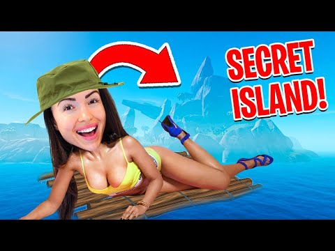 We Found a SECRET ISLAND! (Raft)