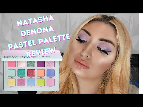 Natasha Denona Pastel Palette Review / Try On / Will it SLAP or SUCK?! First Impressions lol