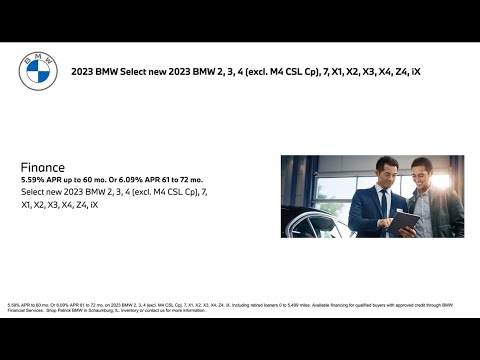 2023 New Car Finance Offer | Schaumburg IL | Patrick BMW