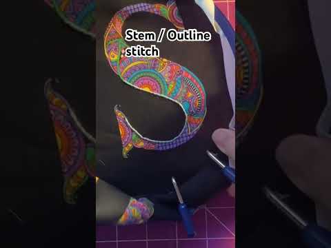 Stem AKA Outline stitch