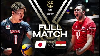 🇯🇵 JPN vs 🇪🇬 EGY - Paris 2024 Olympic Qualification Tournament | Full Match - Volleyball