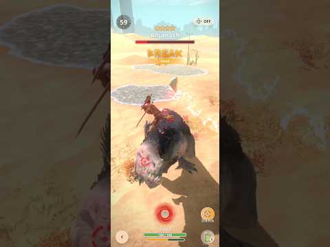 Anjanath x DualSword #gameandroid #monsterhunternow #monsterhunter #monsterhuntermobile #shortvideo