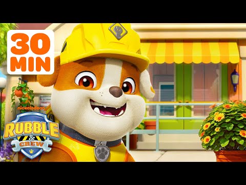 Rubble Becomes Builder Cove's Hero! w/ Mix & Charger | 30 Minute Compilation | Rubble & Crew