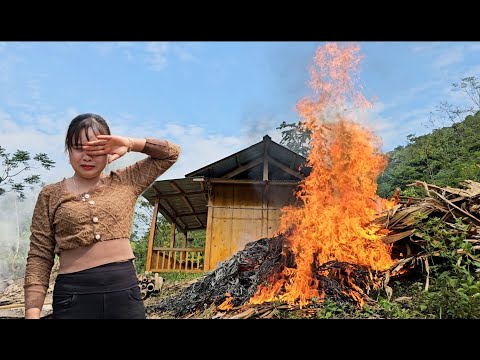 How I made a wooden kitchen in December 2023. Vietnamese rural girl