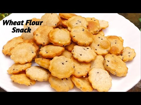 Quick Snack Recipe with Wheat Flour🤷‍♂️ഗോതമ്പുപൊടിയും കൊണ്ട് വേഗത്തിൽ തയ്യാറാക്കാവുന്ന 4 മണി പലഹാരം👌