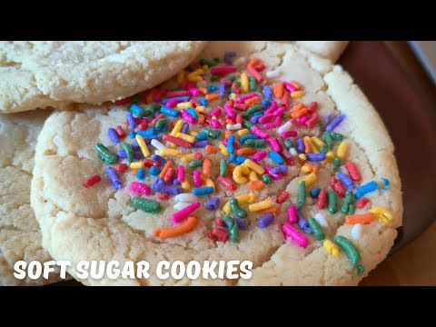 How to Make Soft Sugar Cookies | No Chilling | No Electric Mixer