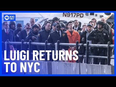 Luigi Mangione Returns To NYC To Face Federal Charges | 10 News First